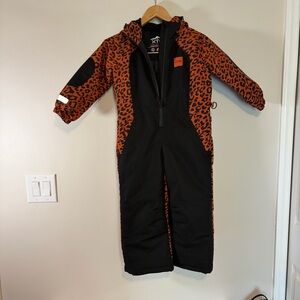 XTM  hooded W/ Tail Cat full body ski/snow suit Girls Size 4